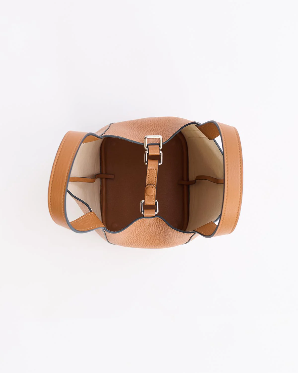 Alexie Tote: Tan Pebbled Leather - Image 4