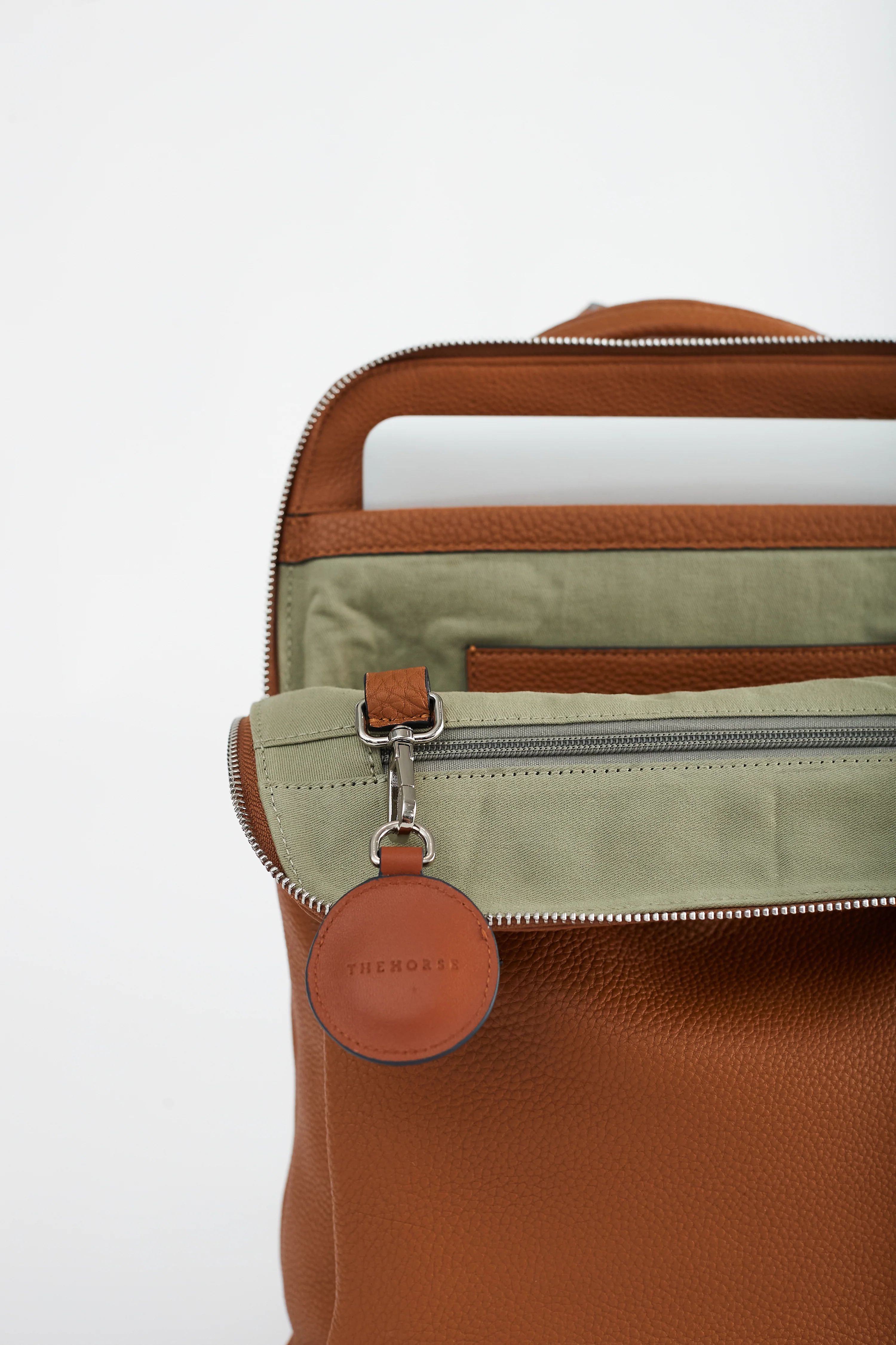 Backpack: Tan Pebbled Leather - Image 7