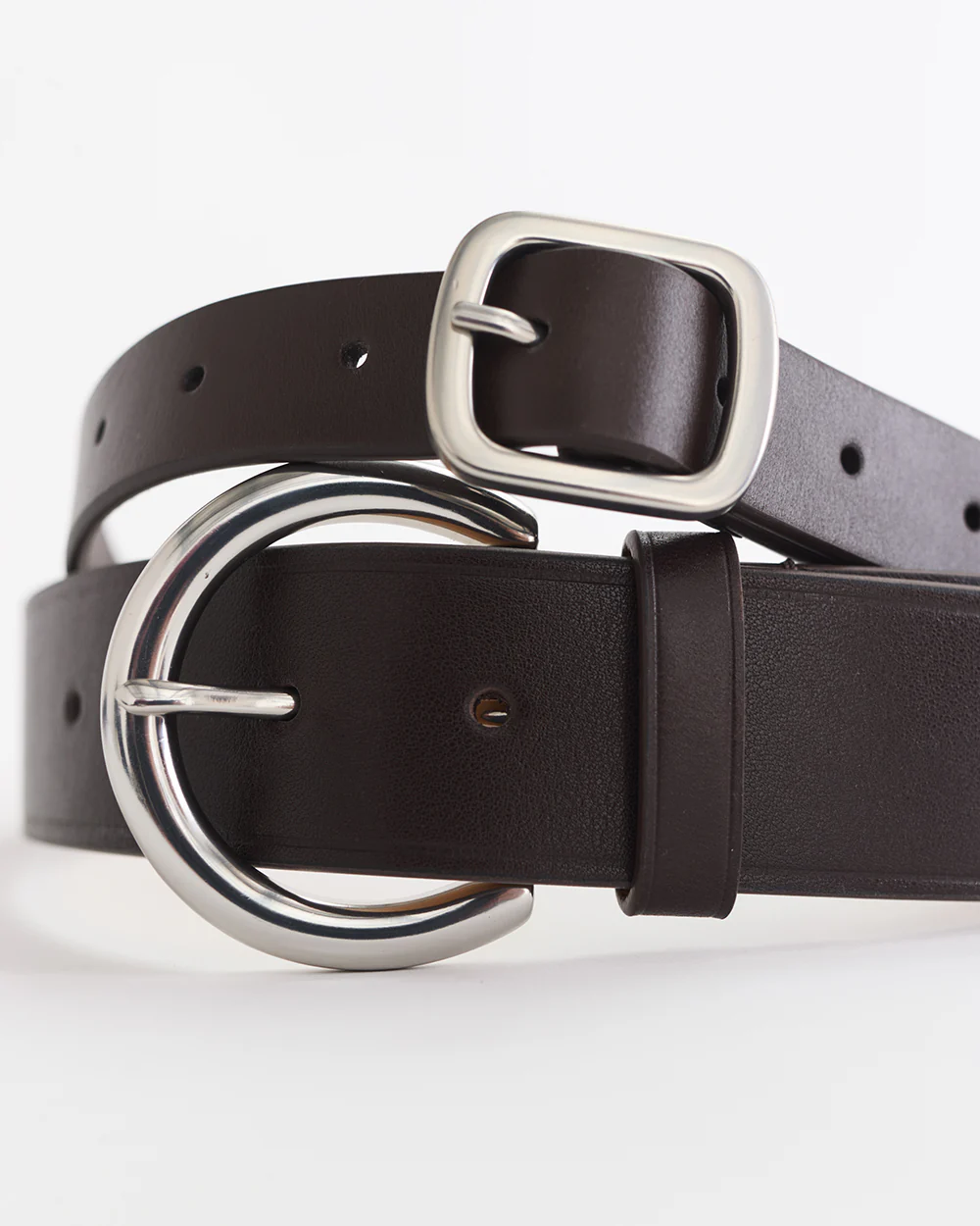 Classic Leather Belt: Coffee - Image 6