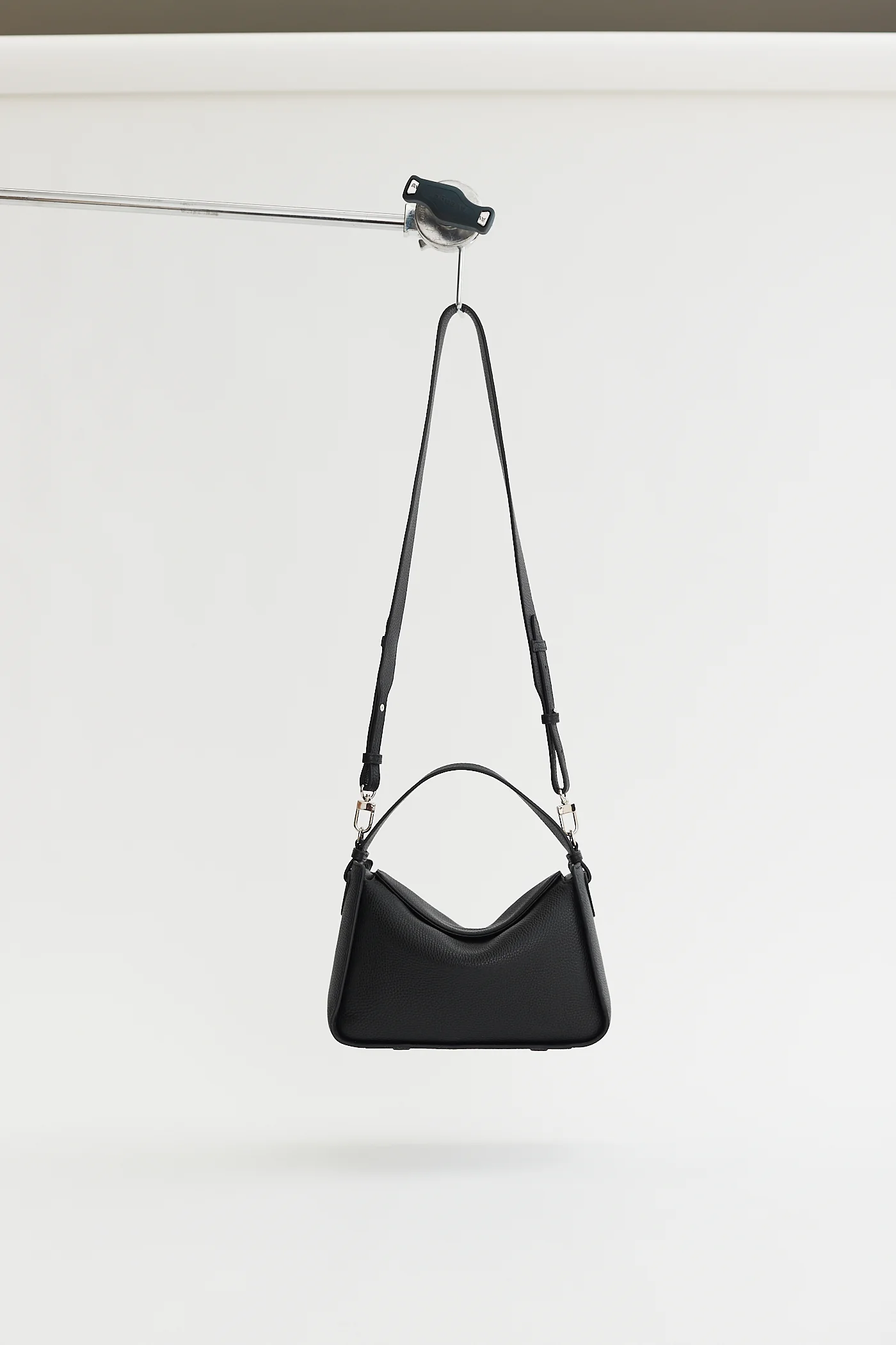 Clementine Bag: Black Pebbled Leather - Image 6