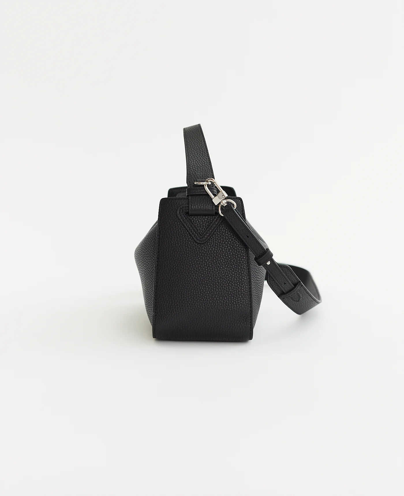 Clementine Bag: Black Pebbled Leather - Image 7