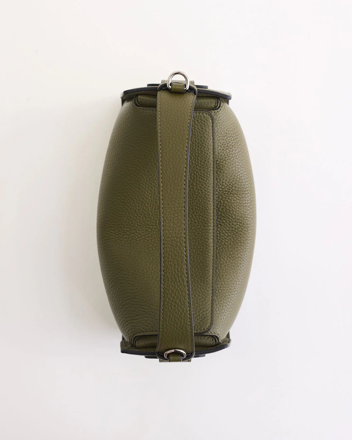 Clementine Bag: Olive Pebbled Leather - Image 6