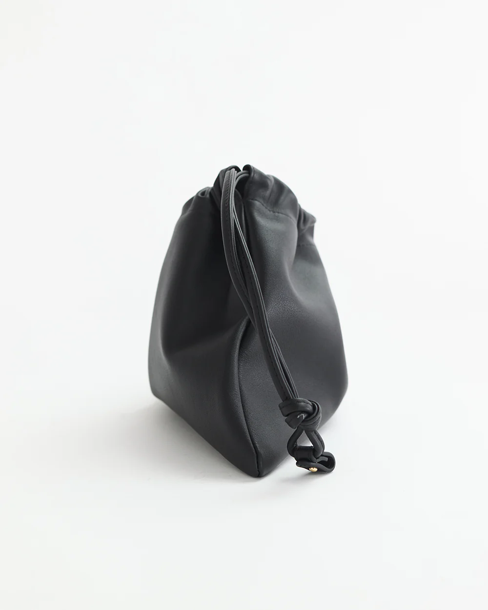 Fin Drawstring Bag: Black - Image 5