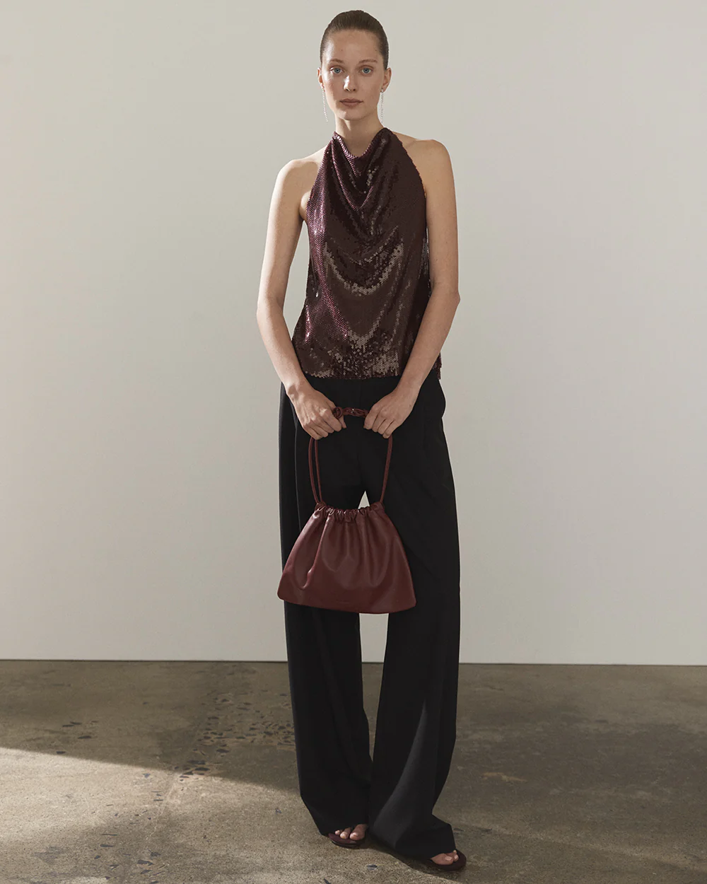 Fin Drawstring Bag: Cedar Red - Image 7