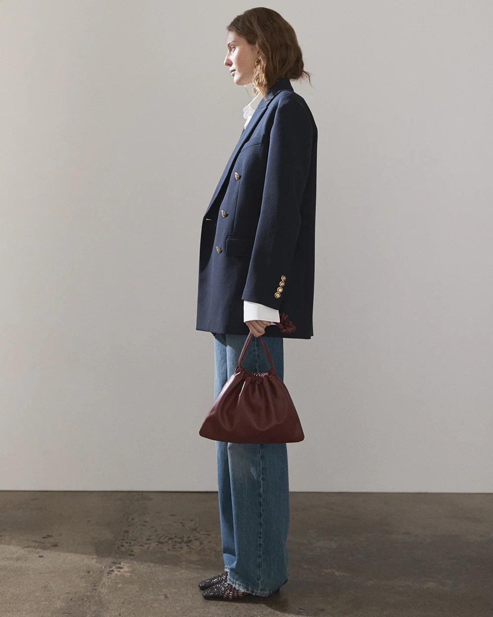 Fin Drawstring Bag: Cedar Red - Image 8