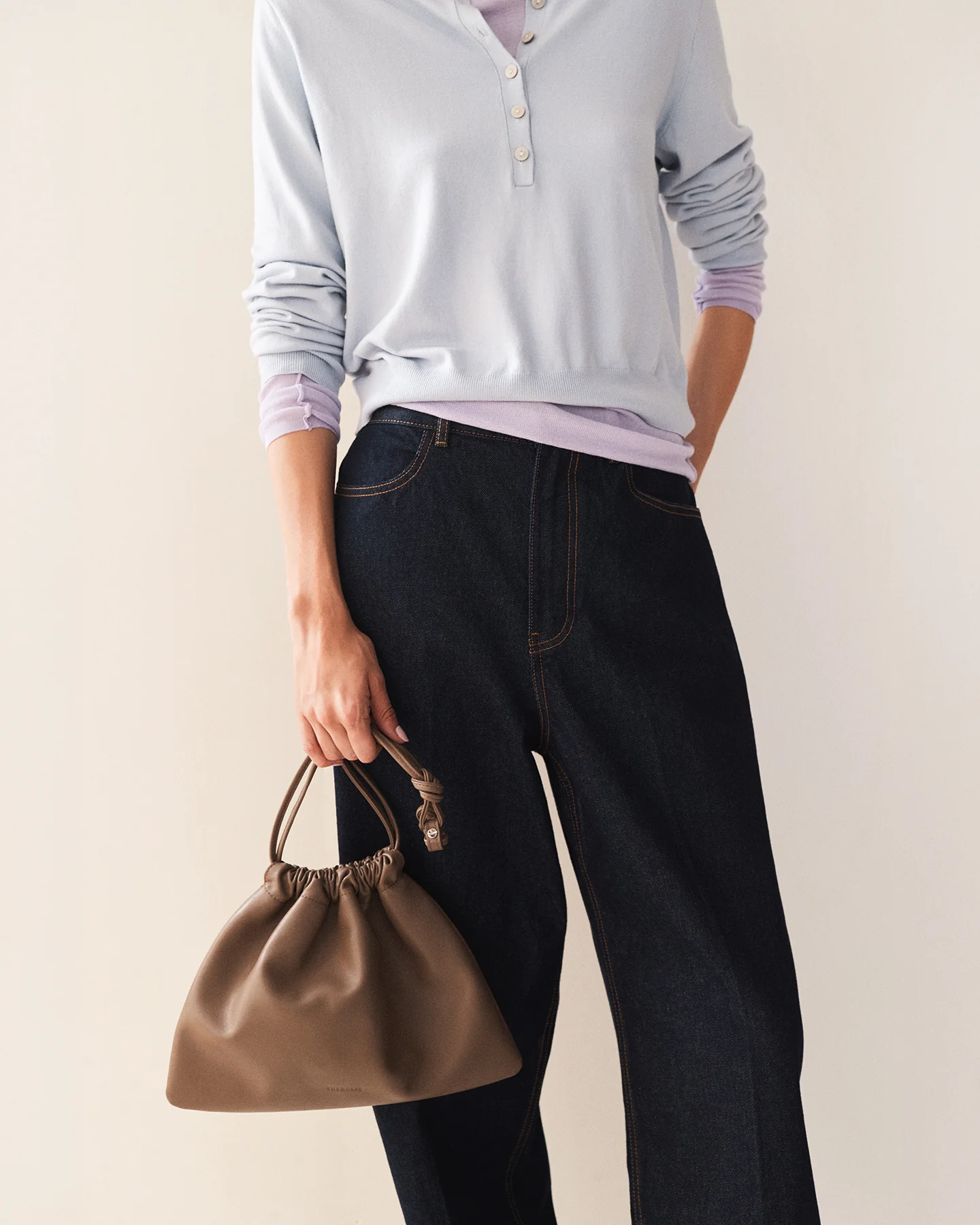 Fin Drawstring Bag: Mushroom - Image 7