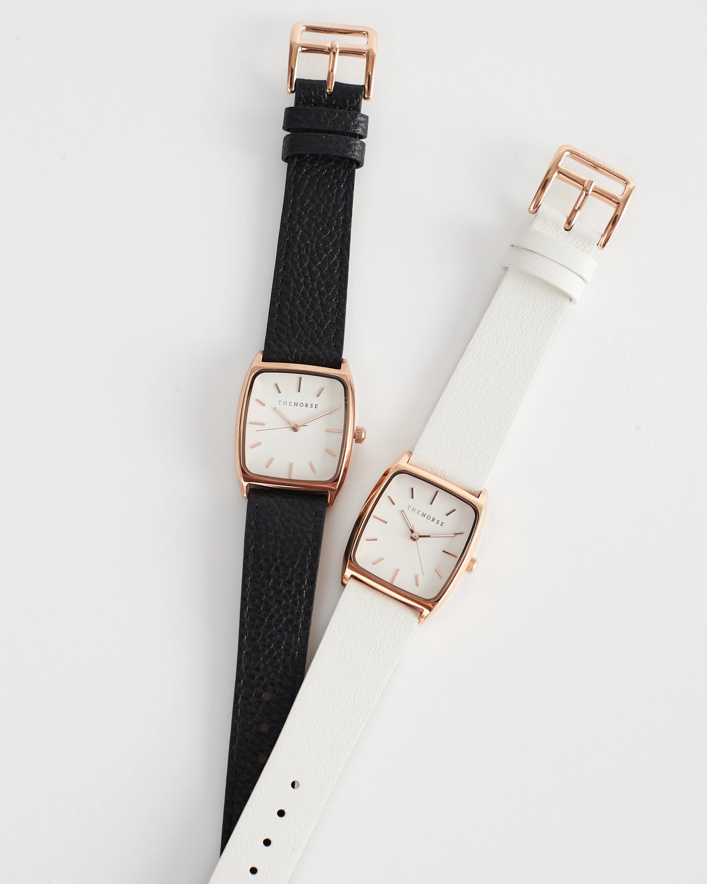 The Dress Watch: Rose Gold Case / White Dial / Milk Leather - Image 4