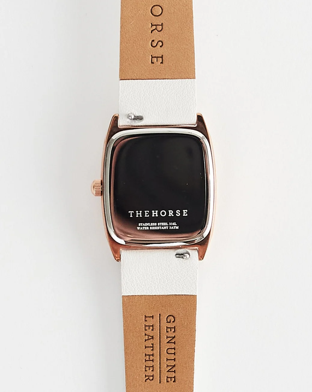 The Dress Watch: Rose Gold Case / White Dial / Milk Leather - Image 5