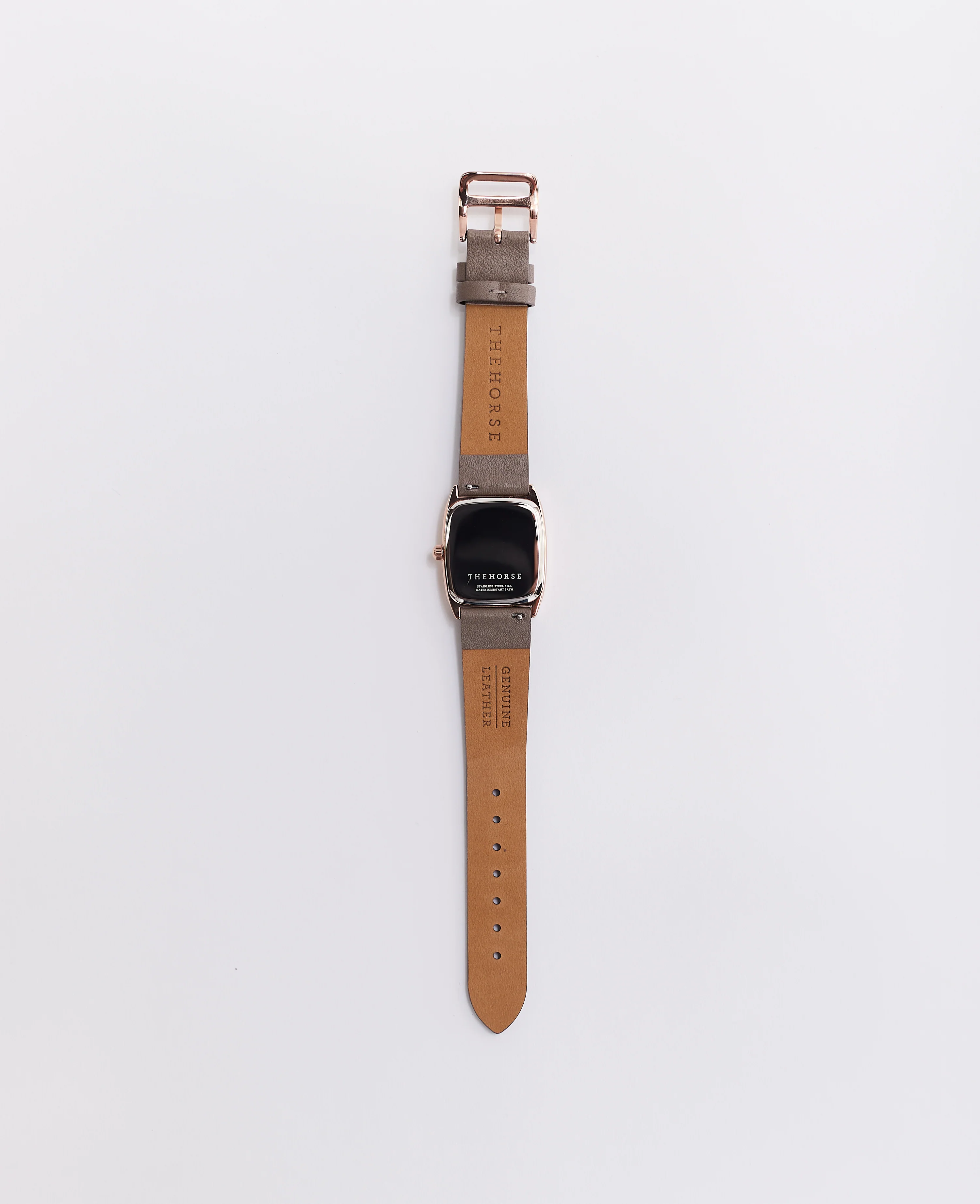 The Dress Watch: Rose Gold / White Dial / Dark Grey Leather - Image 4