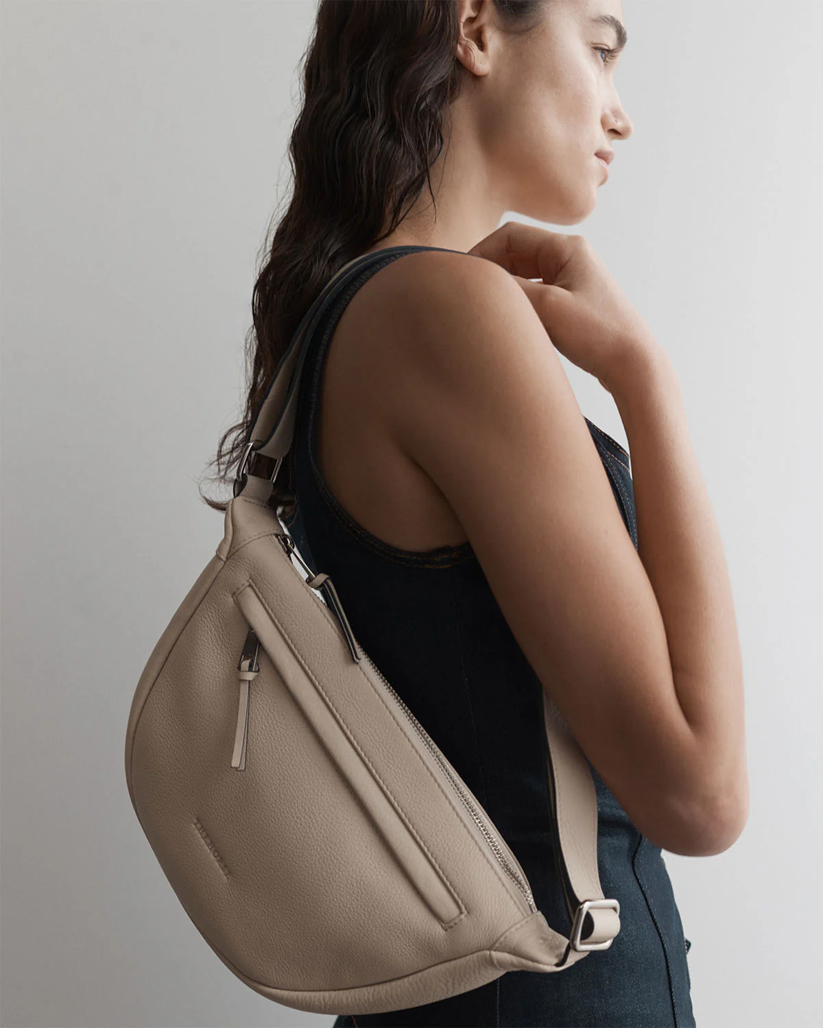 Sporty Crossbody: Oat - Image 6
